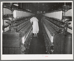 Cotton thread-making machinery. Laurel cotton mill, Laurel, Mississippi