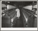 Cotton thread-making machinery. Laurel cotton mill, Laurel, Mississippi