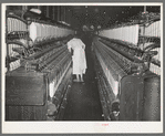 Cotton thread-making machinery. Laurel cotton mill, Laurel, Mississippi