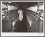 Cotton thread-making machinery. Laurel cotton mill, Laurel, Mississippi
