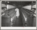 Cotton thread-making machinery. Laurel cotton mill, Laurel, Mississippi