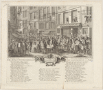 Rue Quinquempoix en l'année 1720