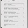 Script, including schedules and song scores
