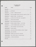 Script, including schedules and song scores