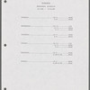 Script, including schedules and song scores