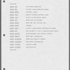 Script, including schedules and song scores