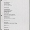 Script, including schedules and song scores