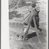 Prospector operating the papago, Pinos Altos, New Mexico