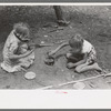 The Whinery children playing, Pie Town, New Mexico