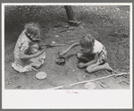 The Whinery children playing, Pie Town, New Mexico