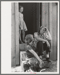 On the front steps, Pie Town, New Mexico