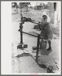 Pumping water, Pie Town, New Mexico