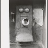 Telephone used for communication between various points in the mine. Mill and office, gold mine at Mogollon, New Mexico