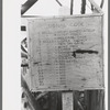 Signal code at gold mine, Mogollon, New Mexico