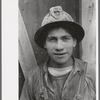 Miner at gold mine, Mogollon, New Mexico