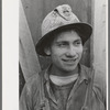 Miner at gold mine, Mogollon, New Mexico