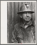 Miner at gold mine, Mogollon, New Mexico