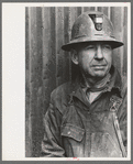 Miner at gold mine, Mogollon, New Mexico