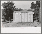 Public privies, Pie Town, New Mexico