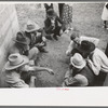 Cowboys at rodeo, Quemado, New Mexico