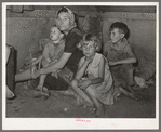 White migrant mother with children. Weslaco, Texas