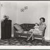 Living room of tenant purchase home. Hidalgo County, Texas