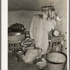 Corner in tent home of white migrants. Near Harlingen, Texas