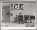 Ice for sale. Harlingen, Texas