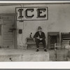 Ice for sale. Harlingen, Texas