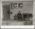 Ice for sale. Harlingen, Texas