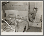 Interior of white migrant's tent. Harlingen, Texas