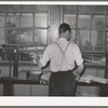 Weighing in truckload of sweet potatoes at starch plant. Laurel, Mississippi