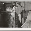 Mixing starch into proper consistency for application to cotton thread. Cotton mill, Laurel, Mississippi