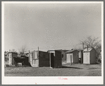 Privies and out buildings in Mexican section. Robstown, Texas