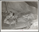 Child of white migrant in tent home. Corpus Christi, Texas