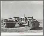 Rolling machine used along Nueces Bay. Corpus Christi, Texas