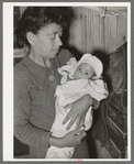 Mexican mother with under-nourished baby. Crystal City, Texas