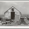 Home of squatter on Nueces Bay. Corpus Christi, Texas