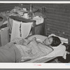 Mexican tubercular patient in home. Crystal City, Texas