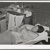 Mexican tubercular patient in home. Crystal City, Texas