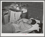 Mexican tubercular patient in home. Crystal City, Texas