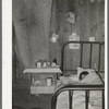 Tubercular Mexican in bed at home. Crystal City, Texas. Windows are tightly closed