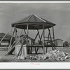 Old bandstand. Crystal City, Texas
