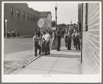 Street corner, Black River Falls, Wisconsin