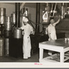 Kitchen in the resettlement camp on the Black River Falls land use project, Wisconsin