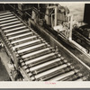 Fourdinier rolls on paper machine. Forest Products laboratory, Madison, Wisconsin