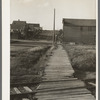 Boardwalk in Winton, Minnesota. A lumber "bust" town
