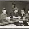 Lumberjacks in beer parlor, Craigville, Minnesota