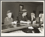 Lumberjacks in beer parlor, Craigville, Minnesota