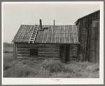 Building in abandoned lumber camp, Gemmel, Minnesota
